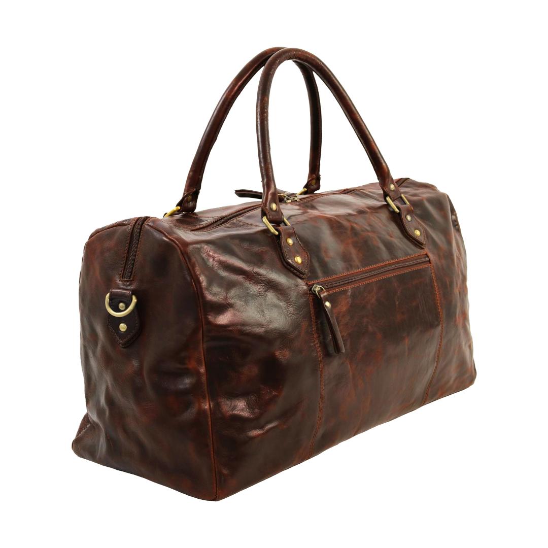 Pierre Cardin Smooth Leather Overnight Bag