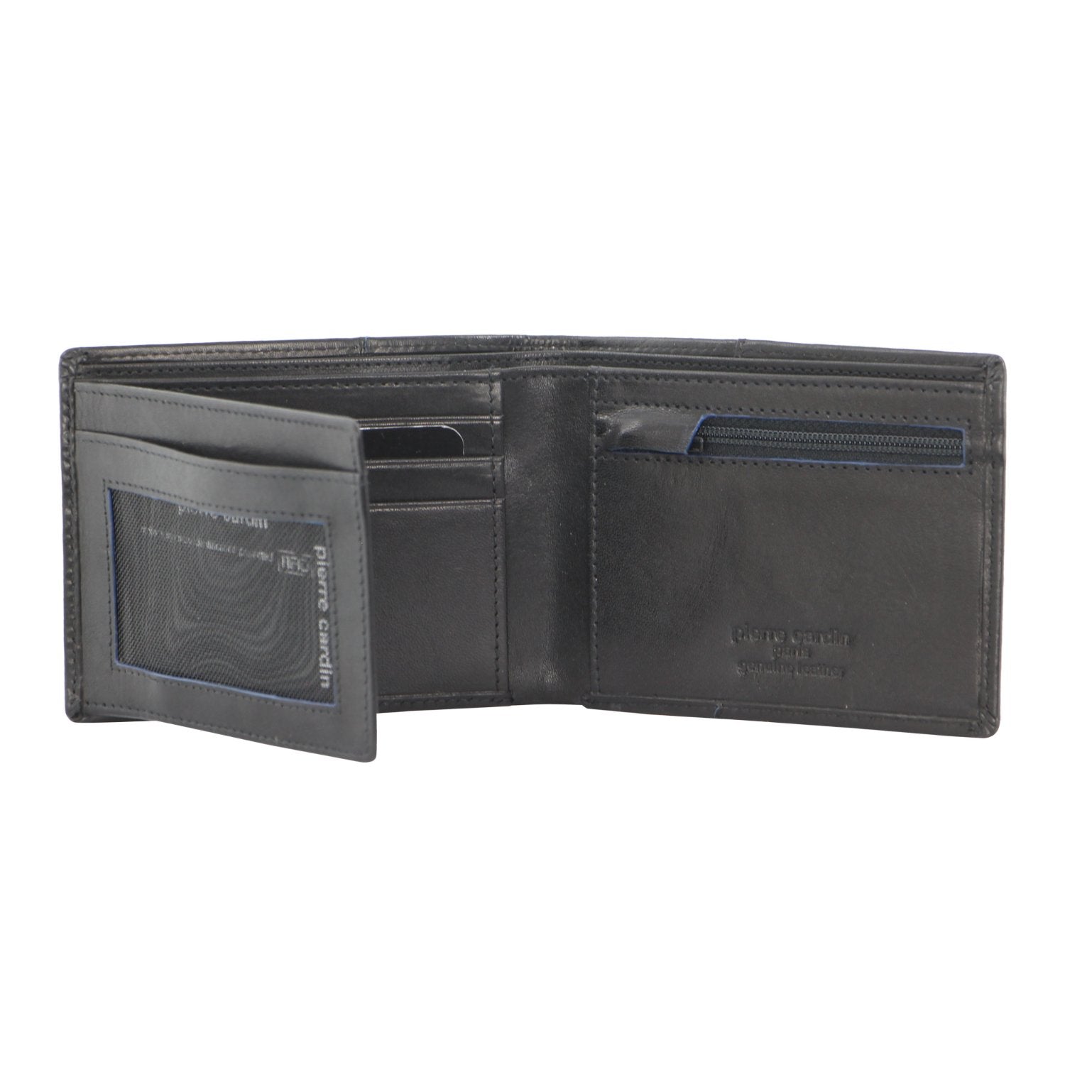 Pierre Cardin Leather Men's Bi-Fold Wallet in Cognac