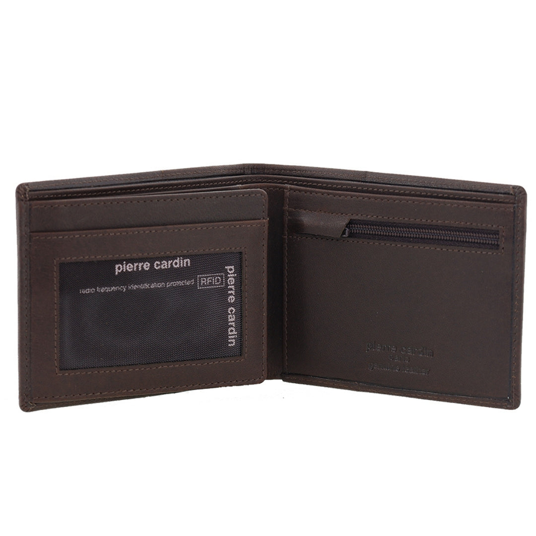 Pierre Cardin Leather Men's Bi-Fold Wallet