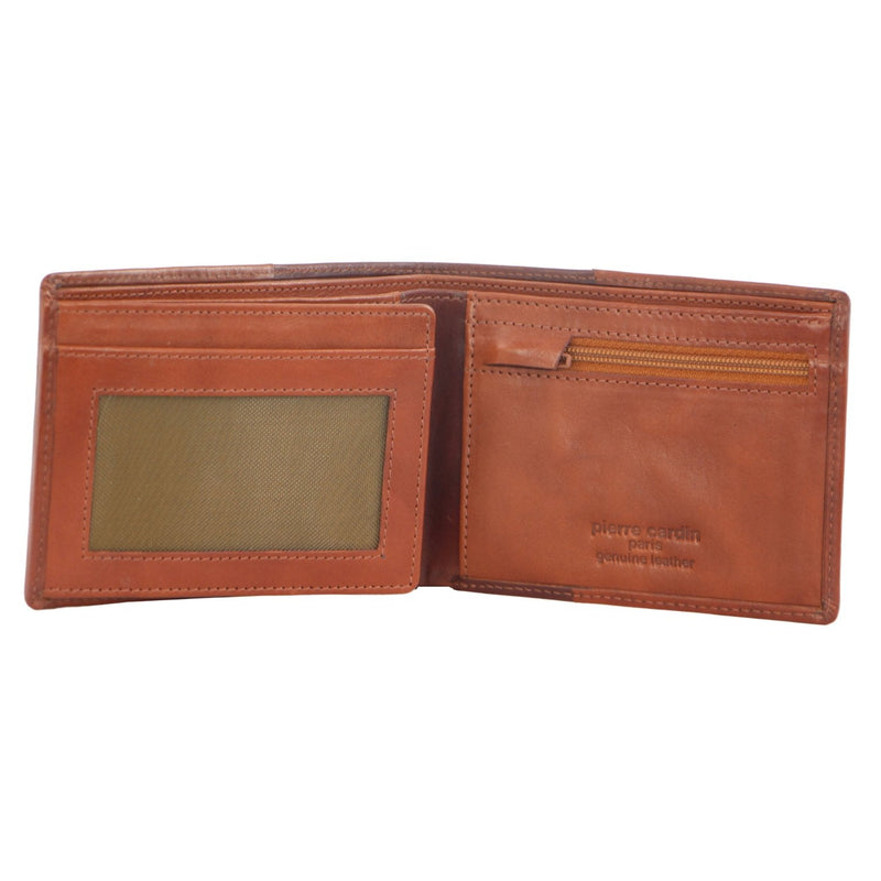 Pierre Cardin Leather Men's Bi-Fold Wallet