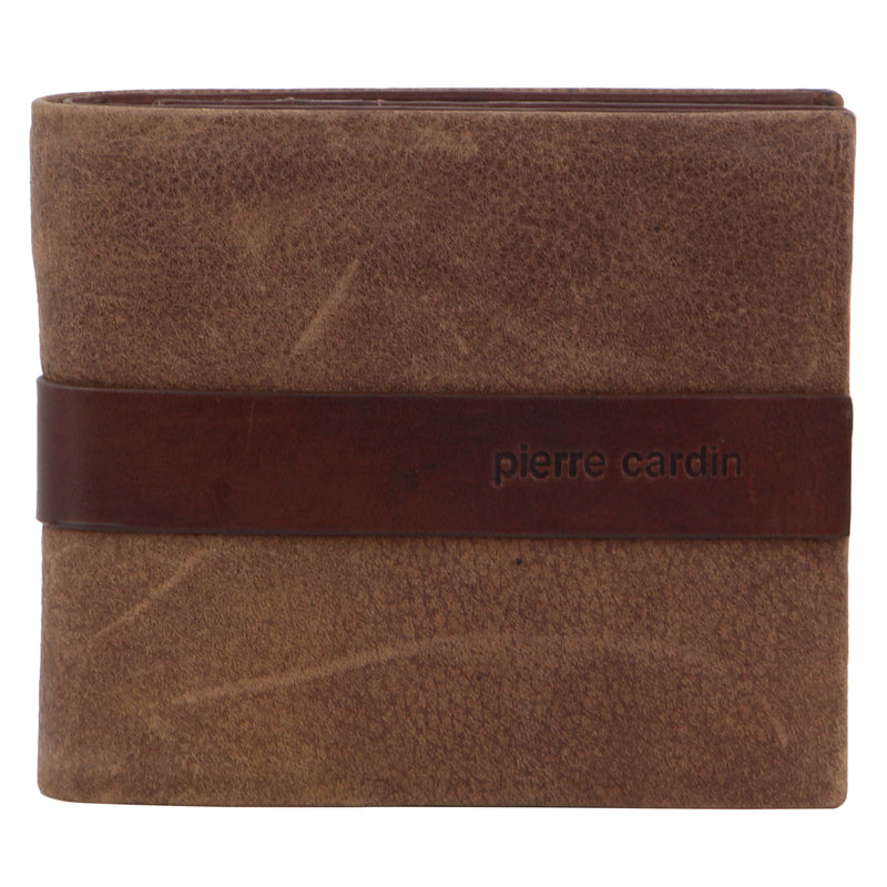 Pierre Cardin Men's Leather Bi-Fold Wallet