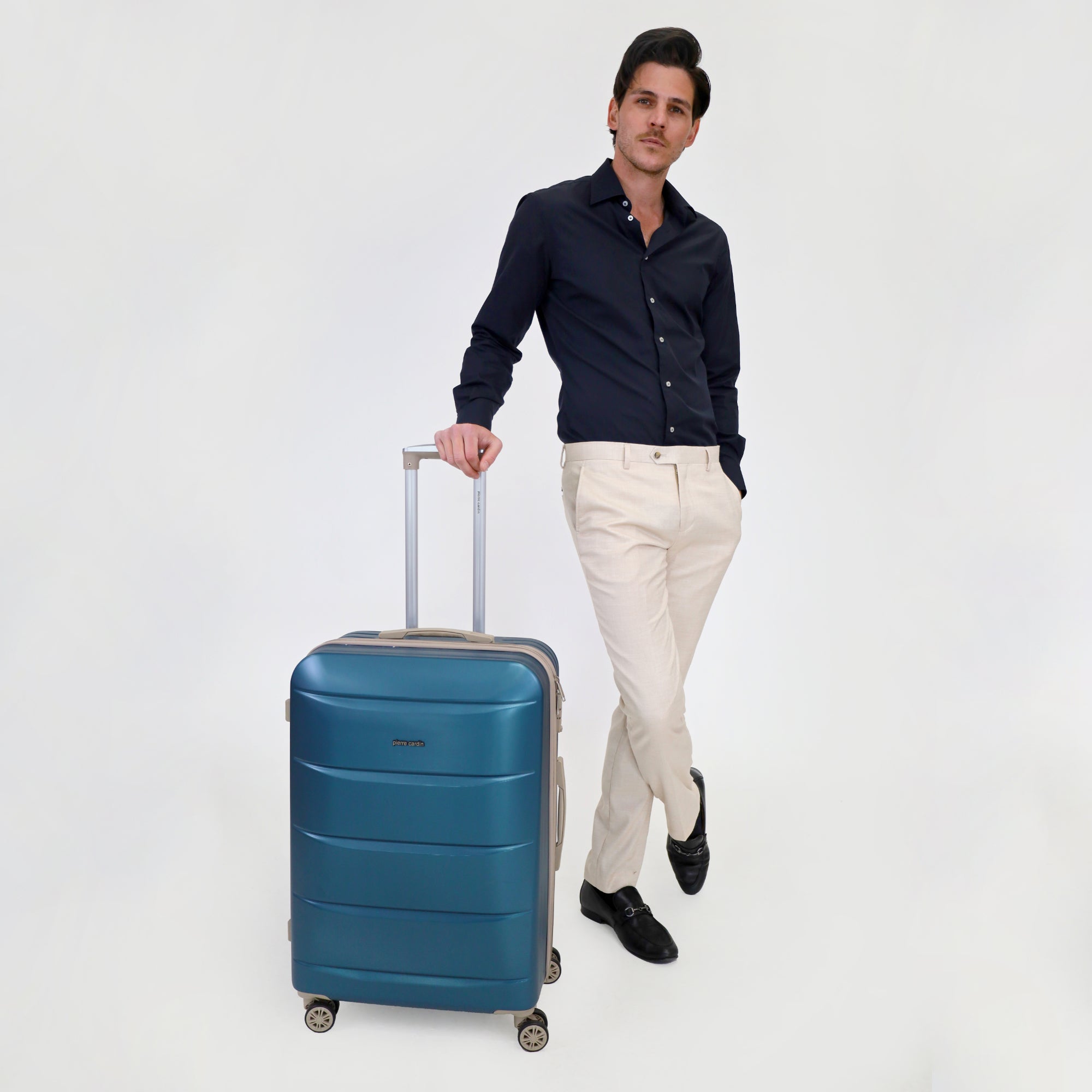 Pierre Cardin 80cm LARGE Hard-Shell Suitcase