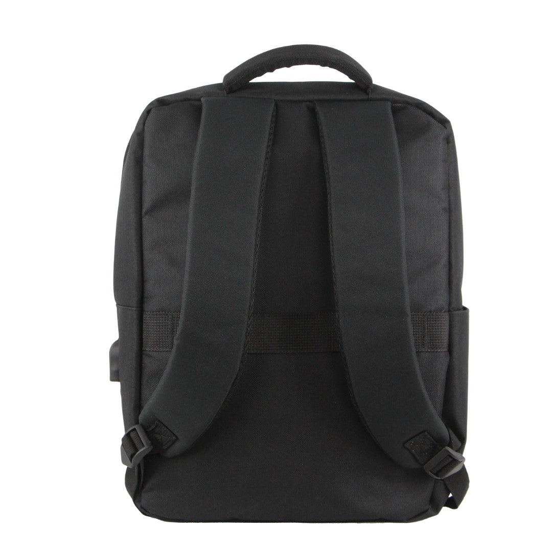 Pierre Cardin Nylon Travel & Business Backpack with Built-in USB Port in Navy