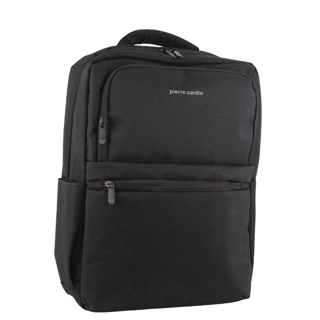 Pierre Cardin Nylon Travel & Business Backpack with Built-in USB Port