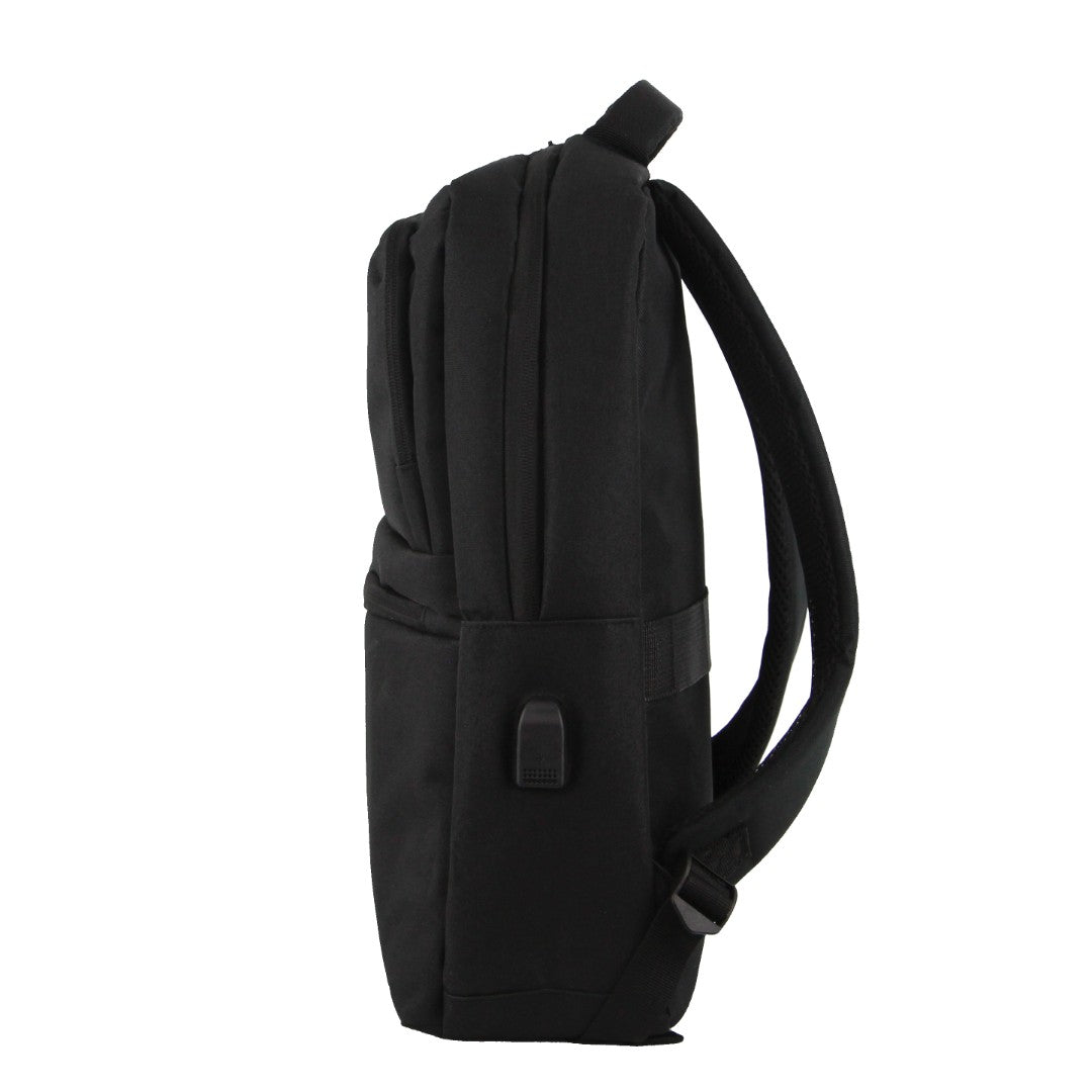 Pierre Cardin Nylon Travel & Business Backpack with Built-in USB Port