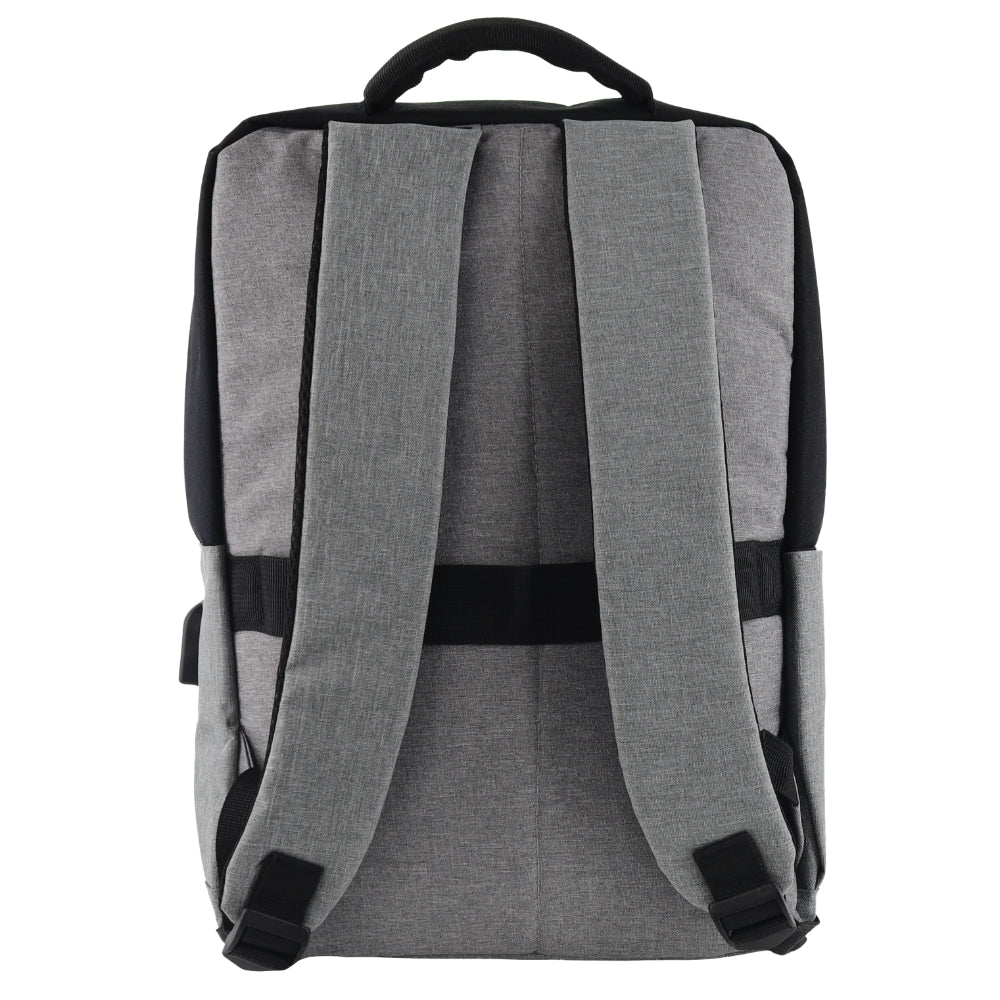 Pierre Cardin Nylon Travel & Business Backpack with Built-in USB Port in Navy
