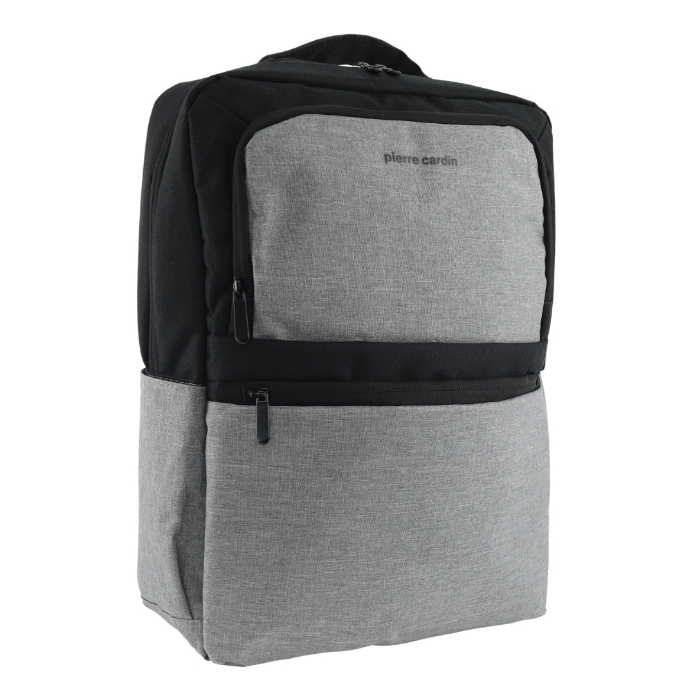 Pierre Cardin Nylon Travel & Business Backpack with Built-in USB Port