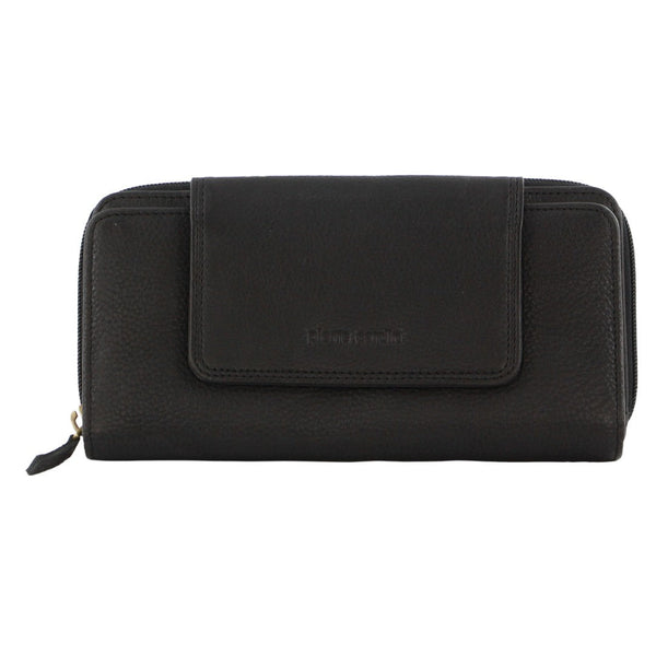 ierre Cardin Women's Leather Bi-Fold Tab Wallet
