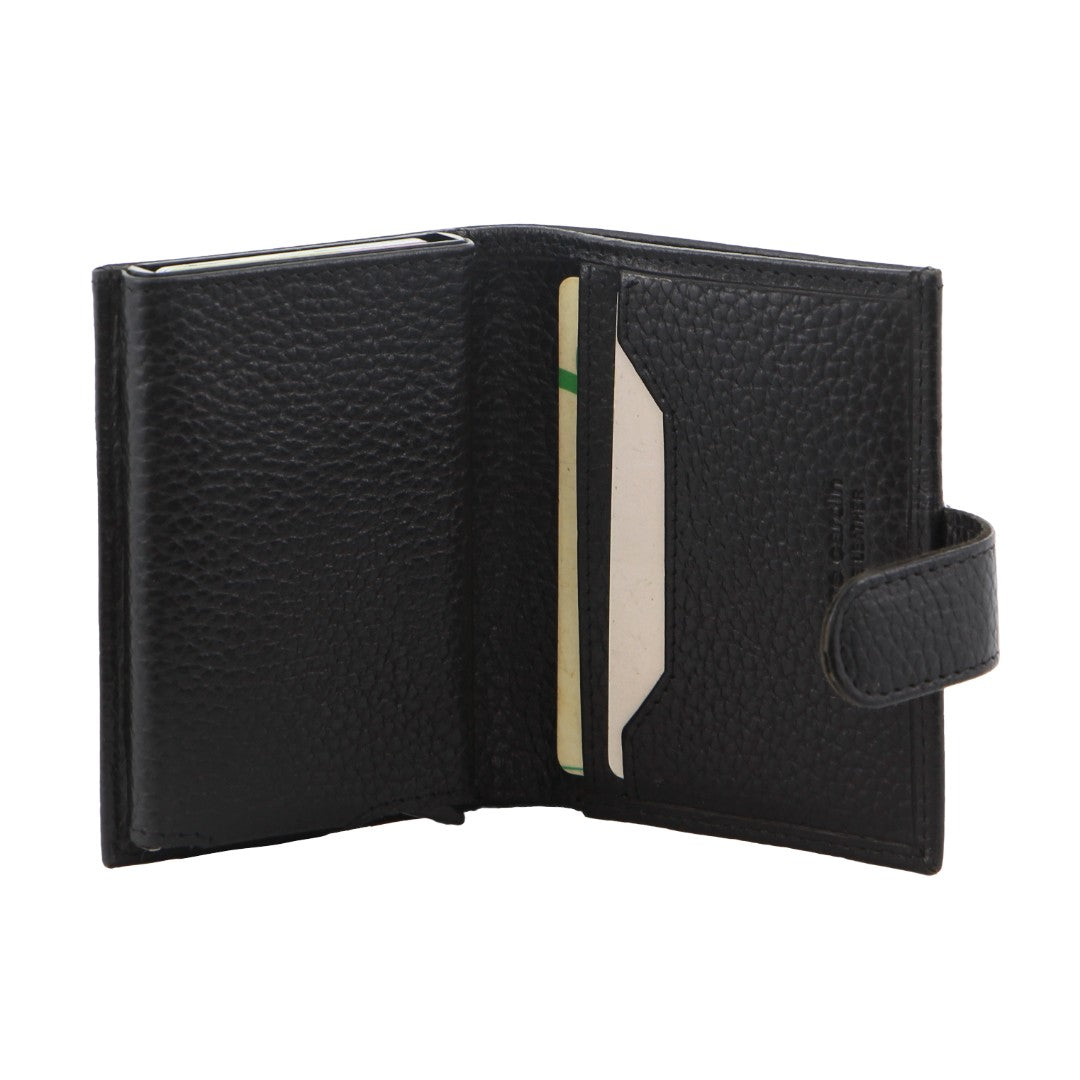 Pierre Cardin Leather Smart Slide Card Holder Tab Wallet