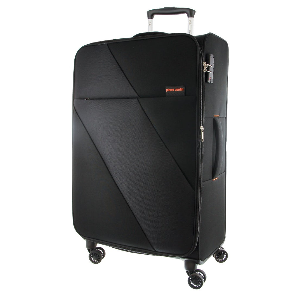 Pierre Cardin 78cm LARGE Soft Shell Suitcase