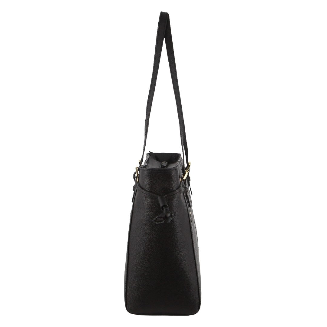 Pierre Cardin Leather Tote Bag in Black