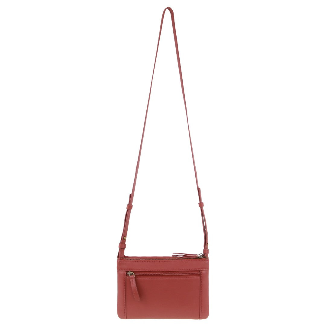 Pierre Cardin Leather Pleated Design Crossbody Bag