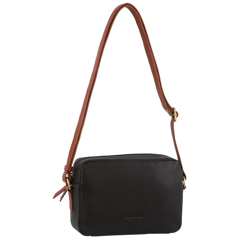 Pierre Cardin Leather Classic Square Crossbody Bag