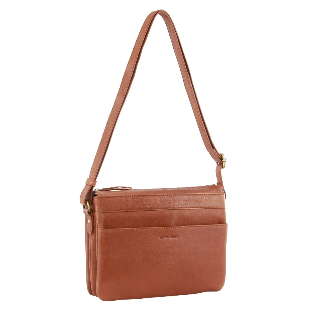 Pierre Cardin Leather Crossbody Bag