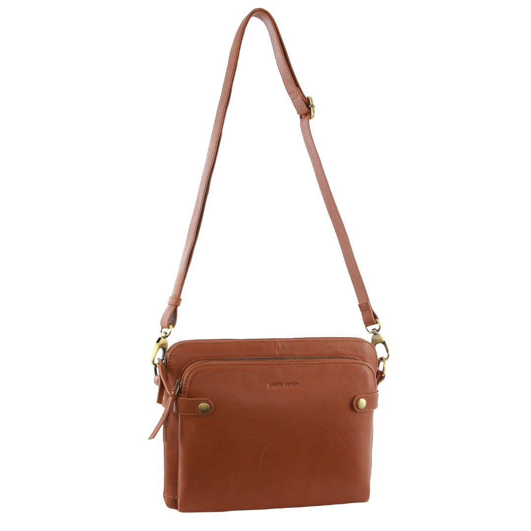 Pierre Cardin Leather Crossbody Bag