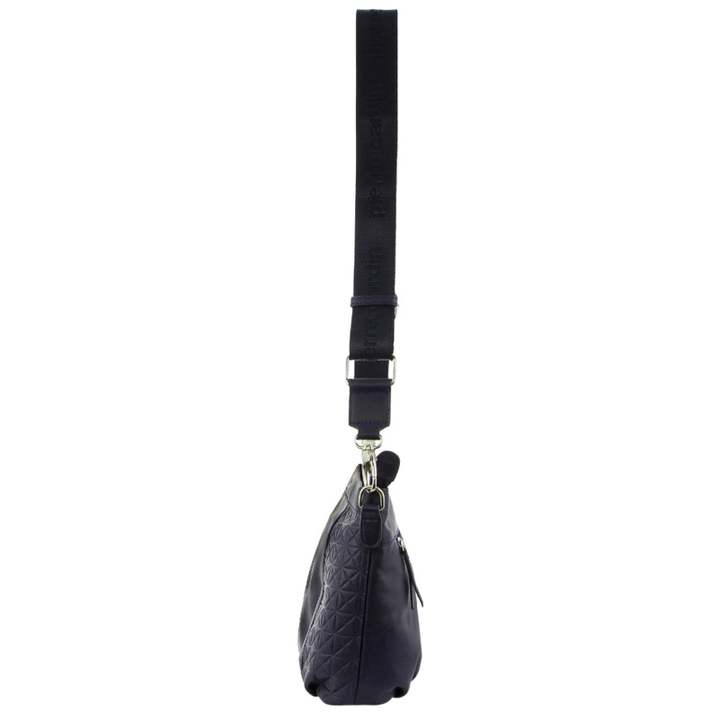 Pierre Cardin Webbing Strap Leather Crossbody Bag