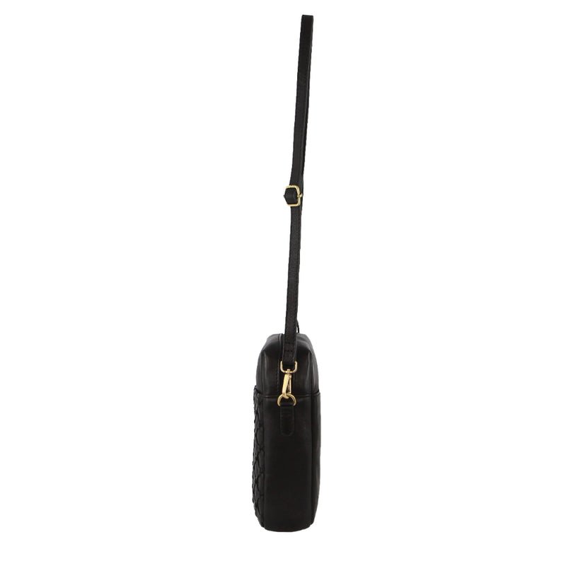 Pierre Cardin Leather Embossed Phone Crossbody Bag
