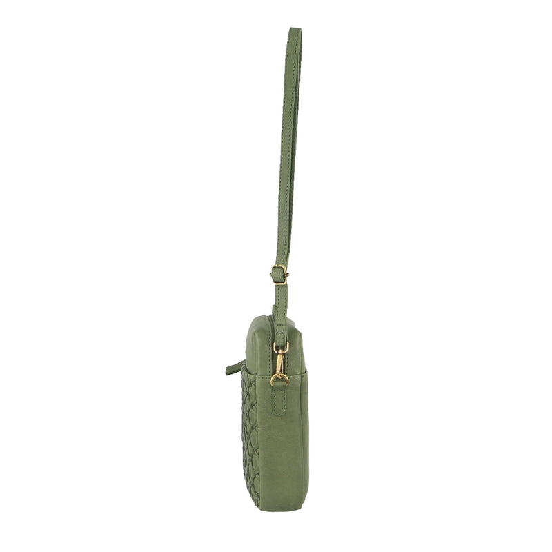Pierre Cardin Leather Embossed Phone Crossbody Bag