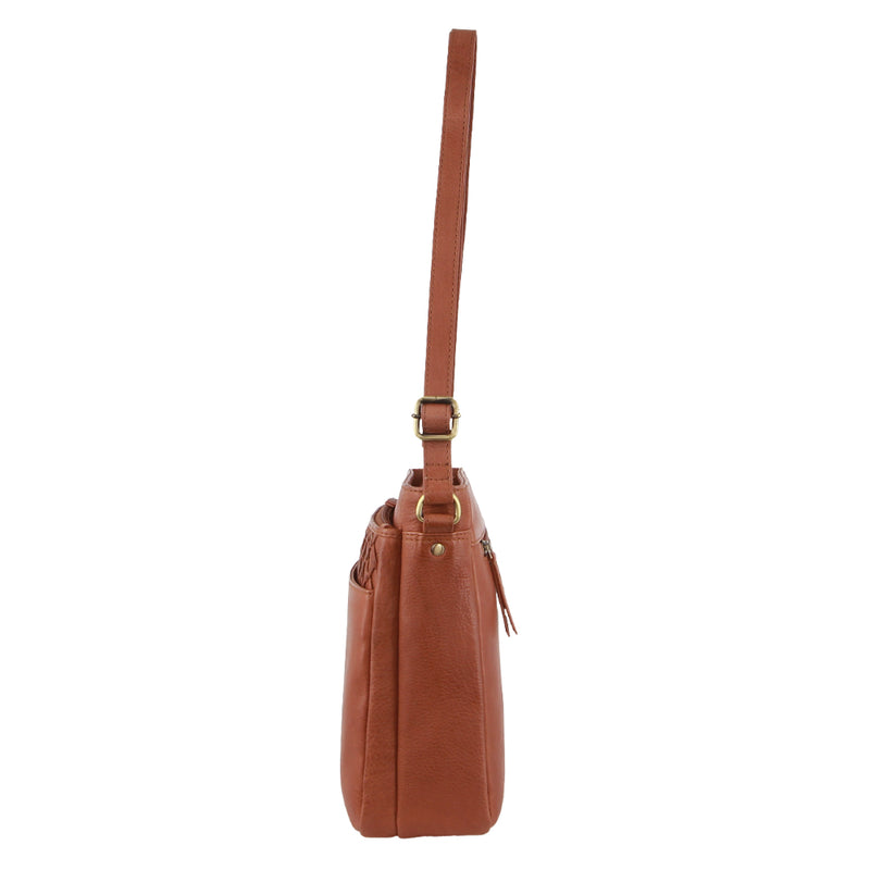 Pierre Cardin Leather Embossed Crossbody Bag