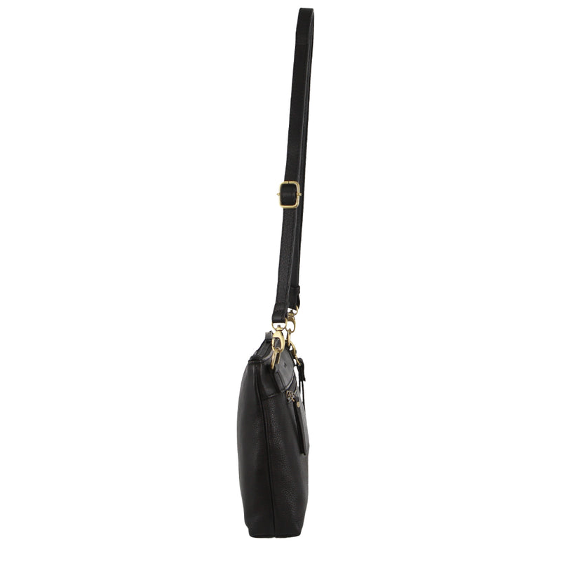 Pierre Cardin Leather Wristlet Crossbody Bag