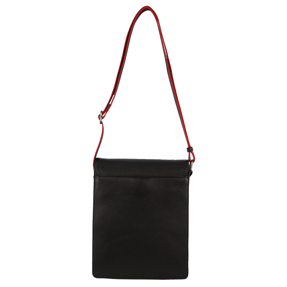 Pierre Cardin Leather Flap-over Cross-Body Bag