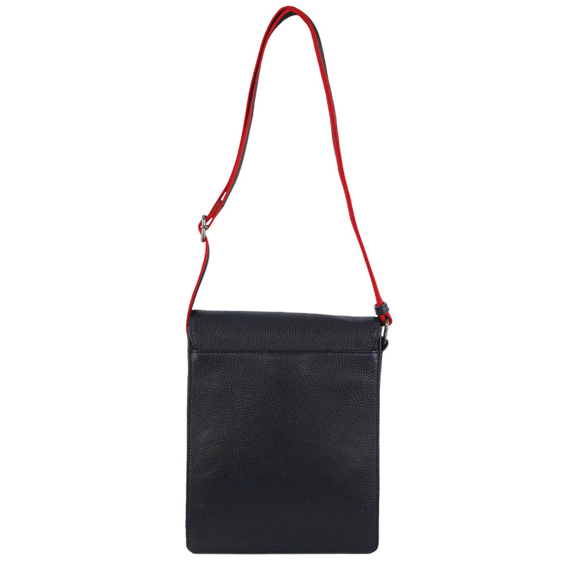 Pierre Cardin Leather Flap-over Cross-Body Bag