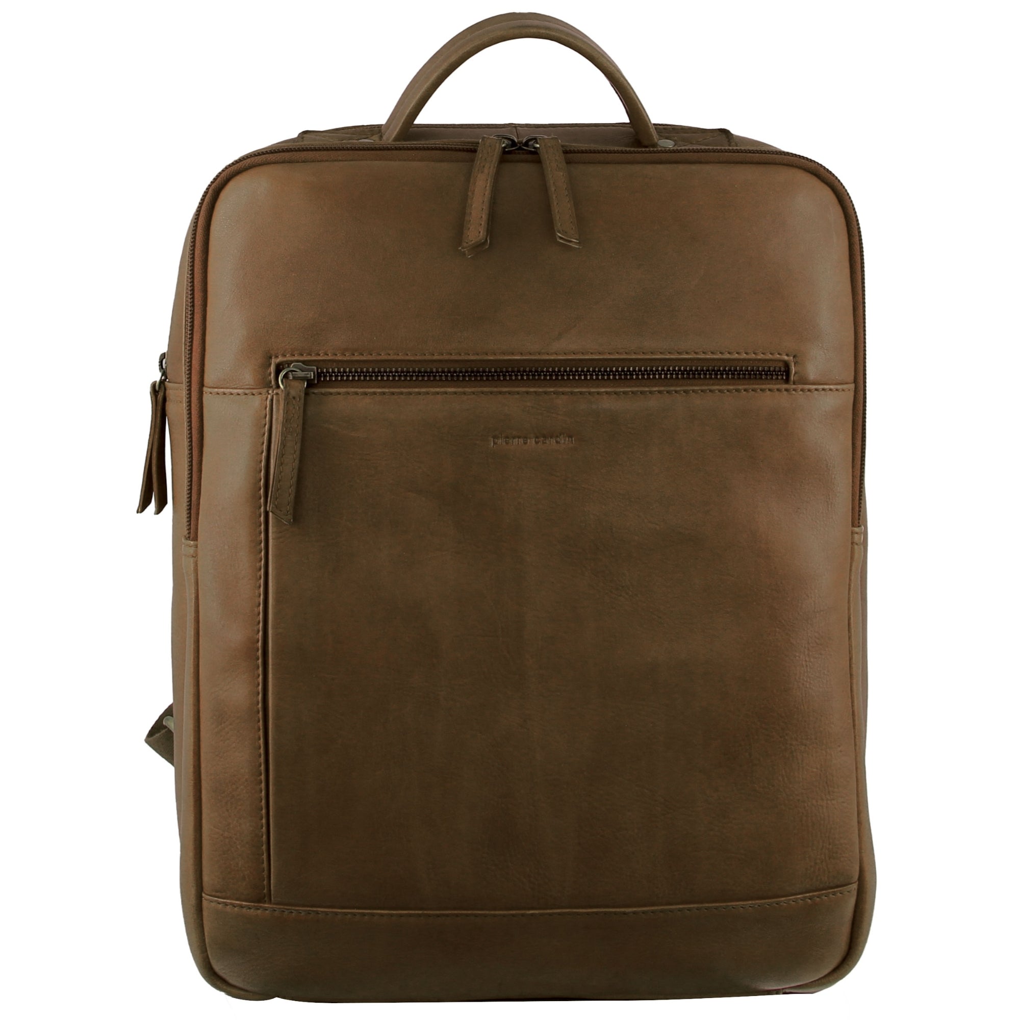 Pierre Cardin Leather Business/Laptop Backpack