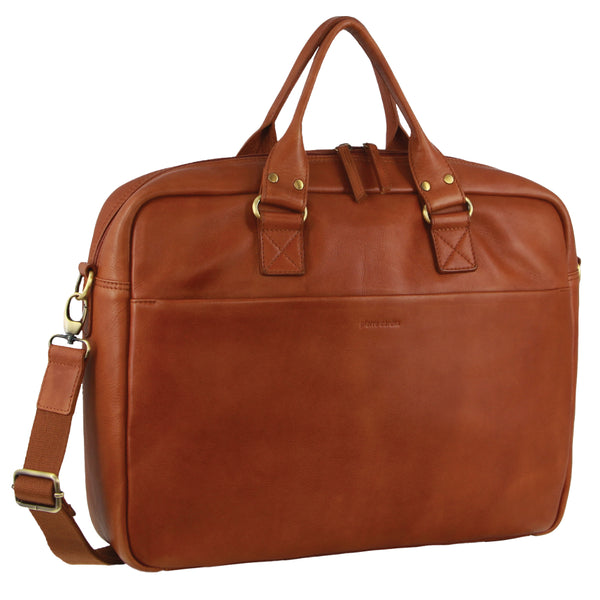 Pierre cardin hotsell leather laptop bag