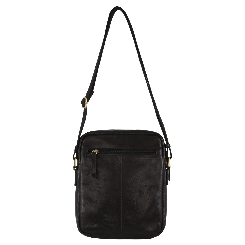 Pierre Cardin Leather Unisex Cross-Body Bag