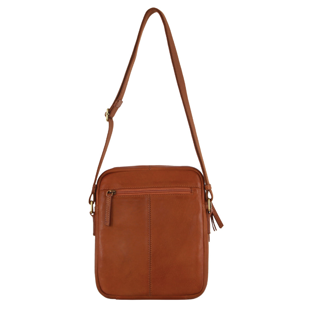 Pierre Cardin Leather Unisex Cross-Body Bag