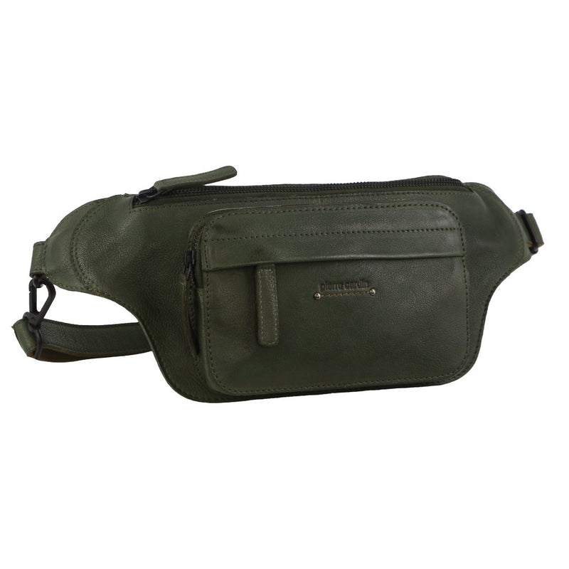Pierre Cardin Leather Rustic Belt Bag