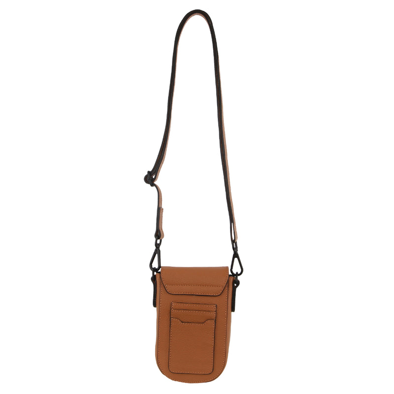 Pierre Cardin Leather Rustic Phone Bag