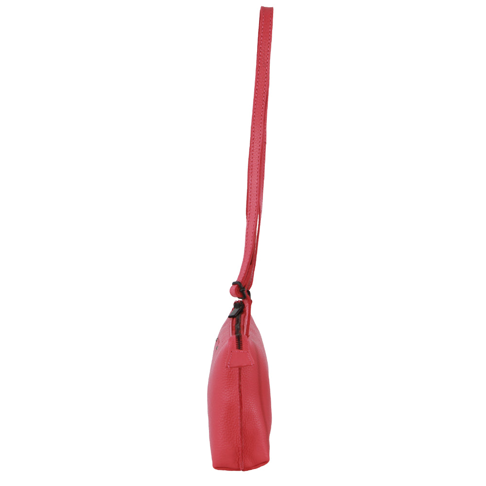 Pierre Cardin Leather Trendy Cross-Body Bag in Pink