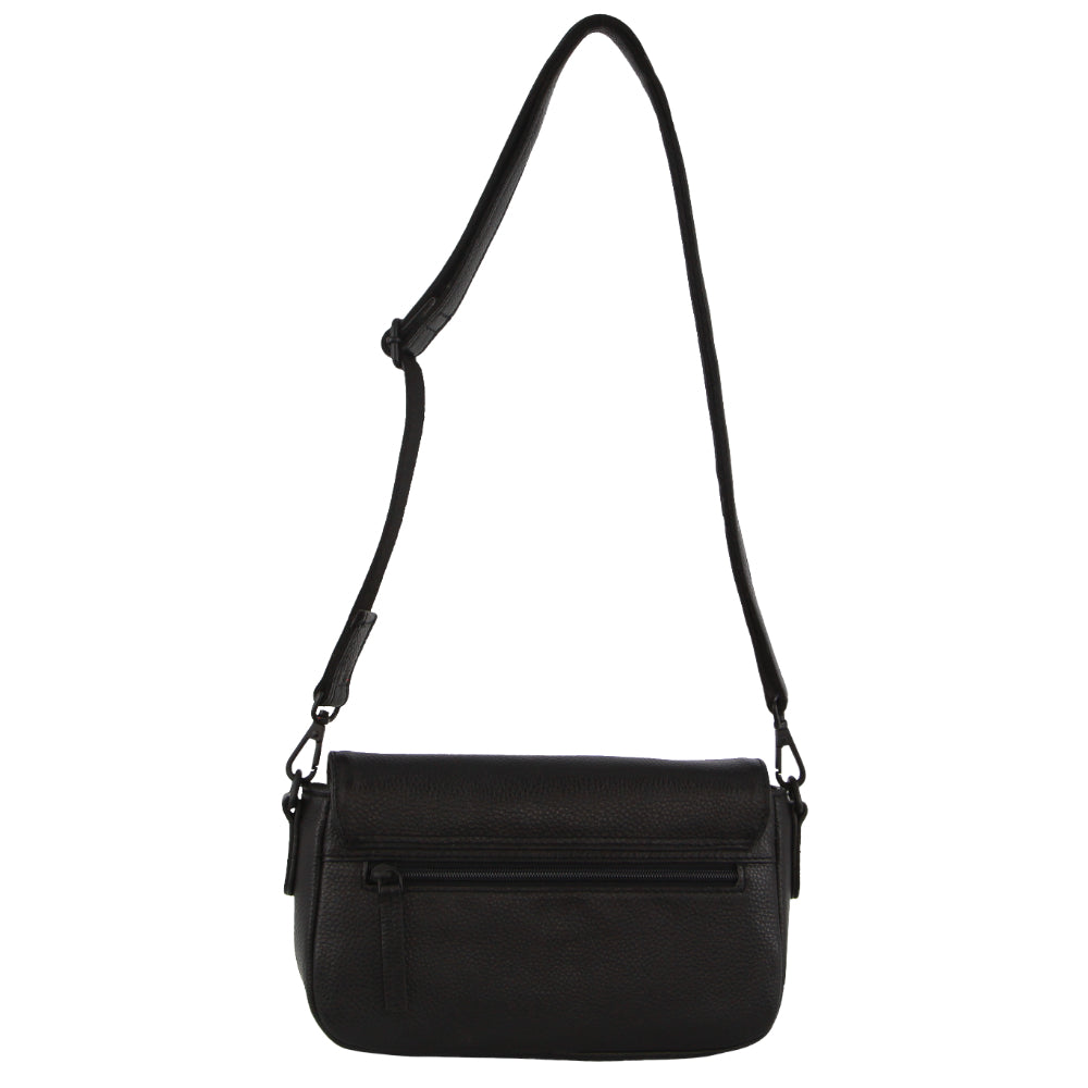 Pierre Cardin Leather Pleated Design Crossbody Bag