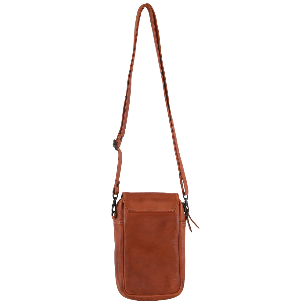 Pierre Cardin Leather  Embossed Woven Ladies Wallet Bag in Orange