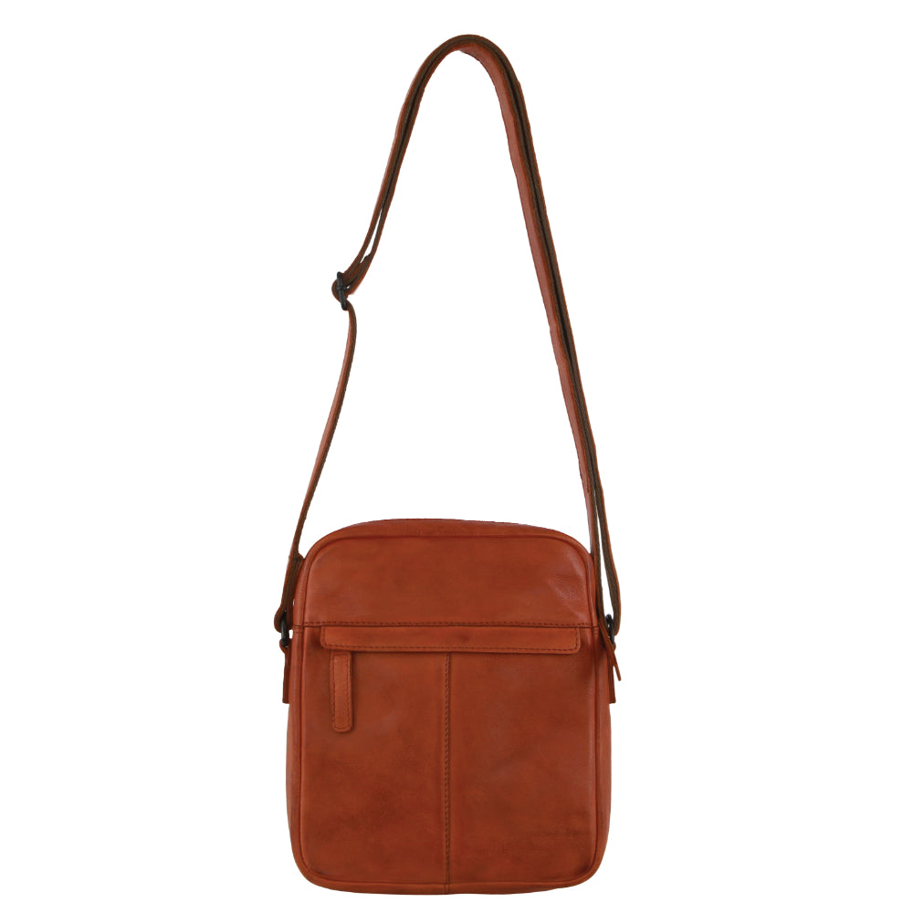 Pierre Cardin Leather Men's Multi-Compartment Cross-Body Bag