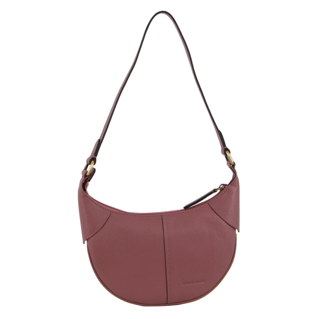 Pierre Cardin Leather Ladies Crescent Shoulder Bag