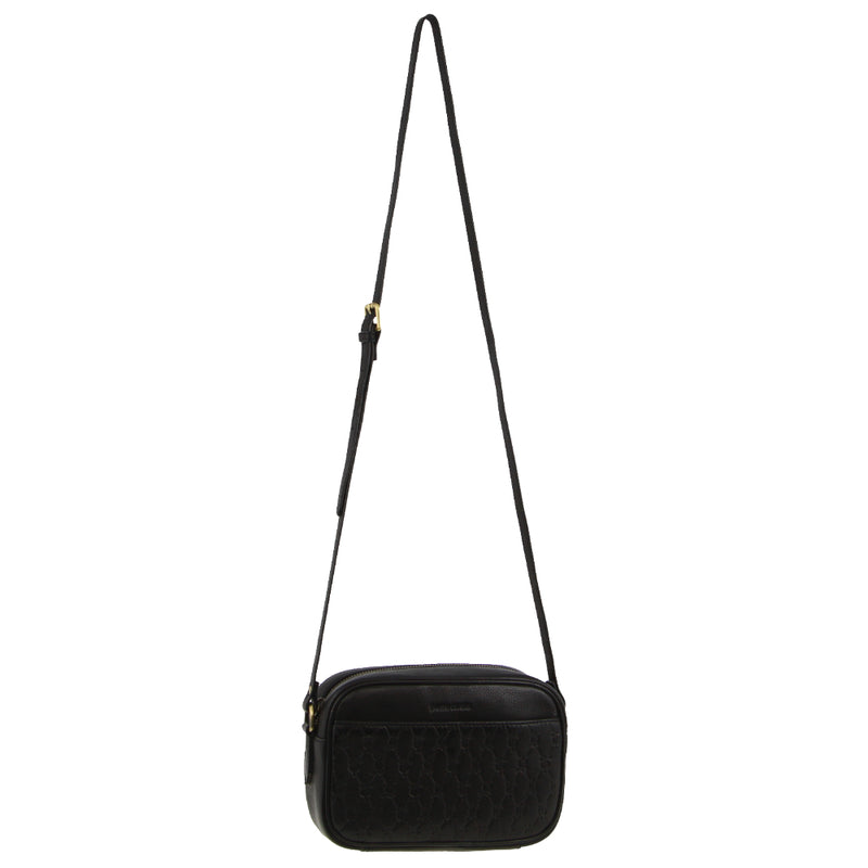 Pierre Cardin leather Embossed Design Crossbody Bag