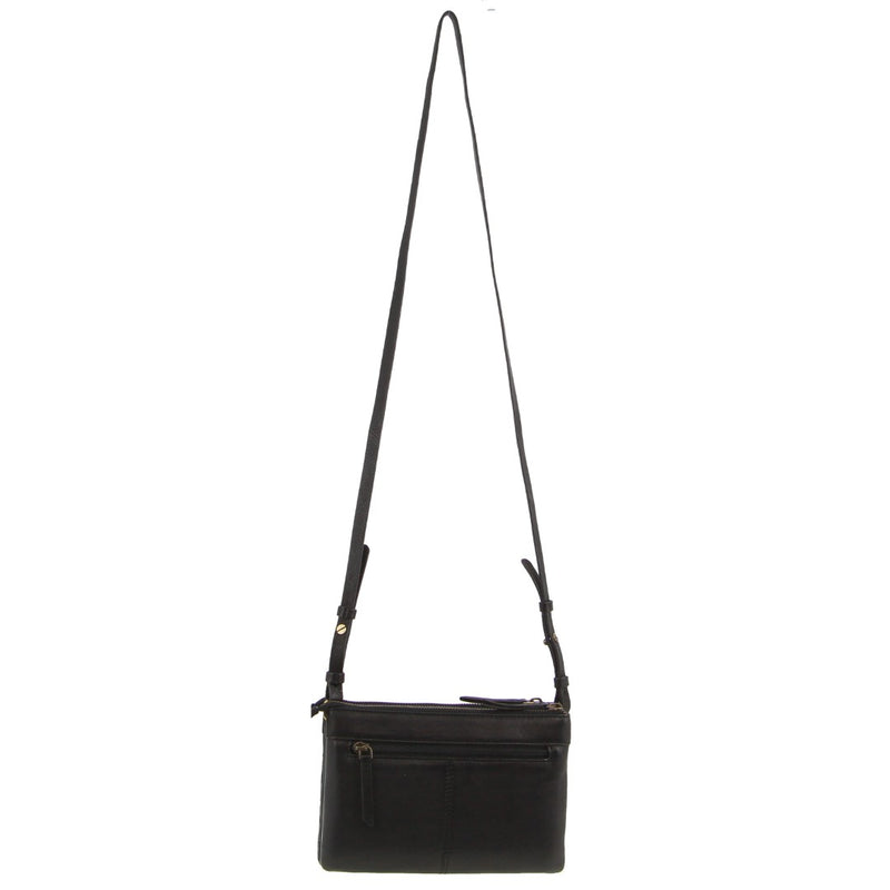 Pierre Cardin leather Pleated-Design Cross-Body Bag