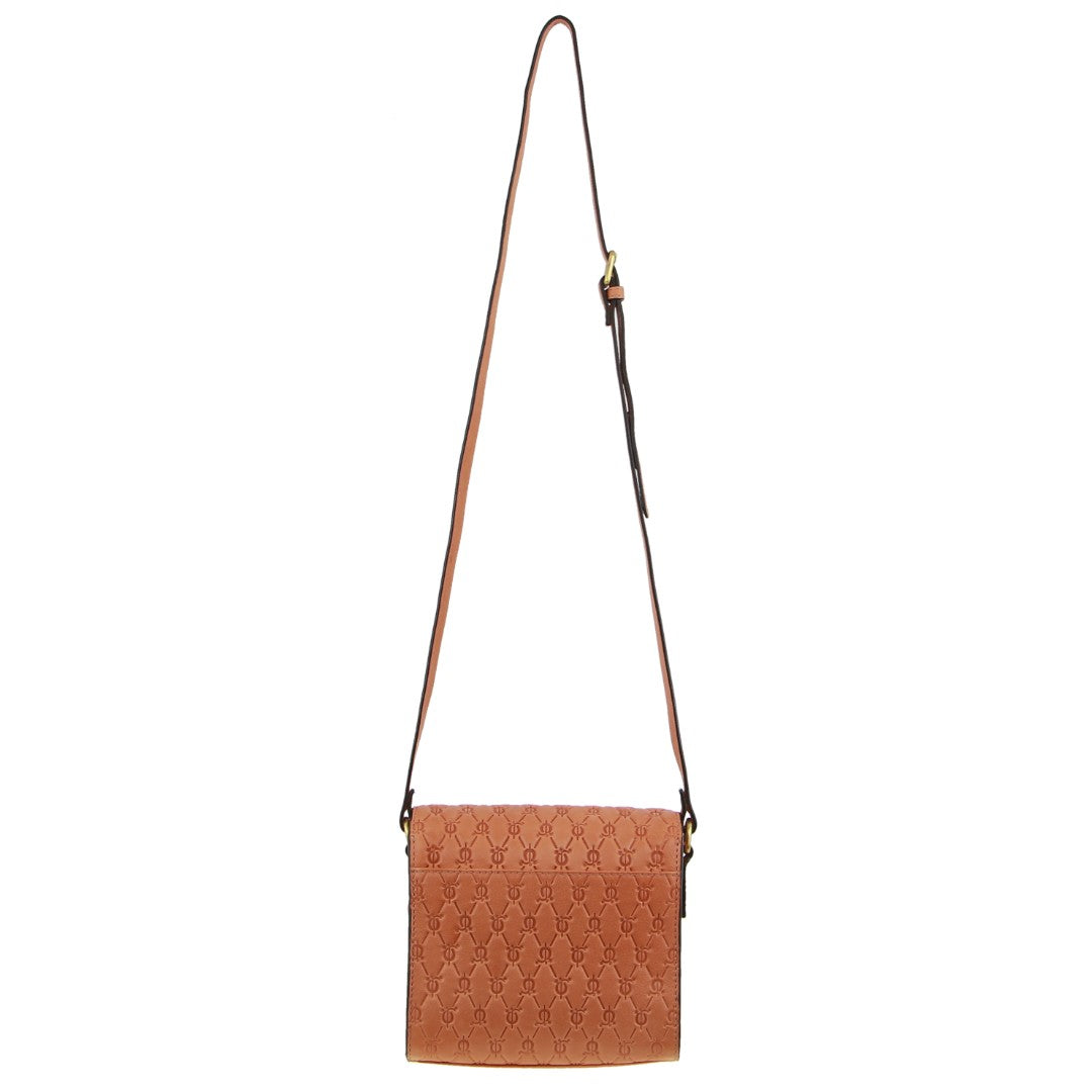 Pierre Cardin Leather Diamond Embossed Cross-Body Bag