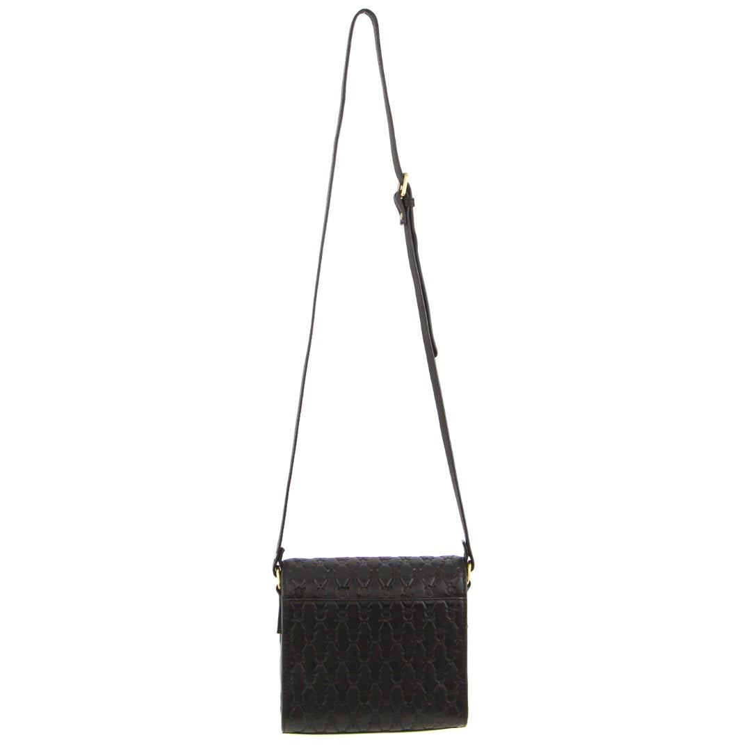 Pierre Cardin Leather Diamond Embossed Cross-Body Bag