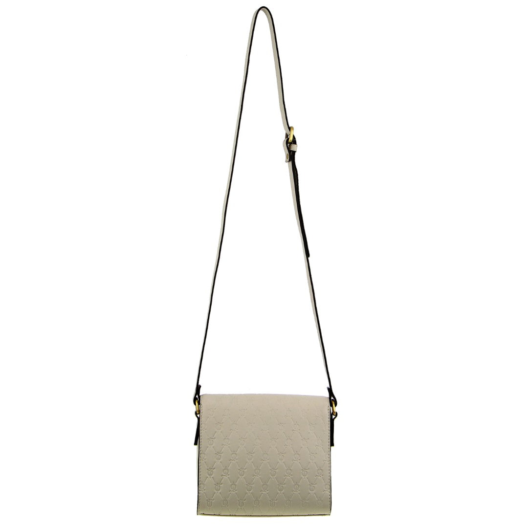 Pierre Cardin Leather Diamond Embossed Cross-Body Bag