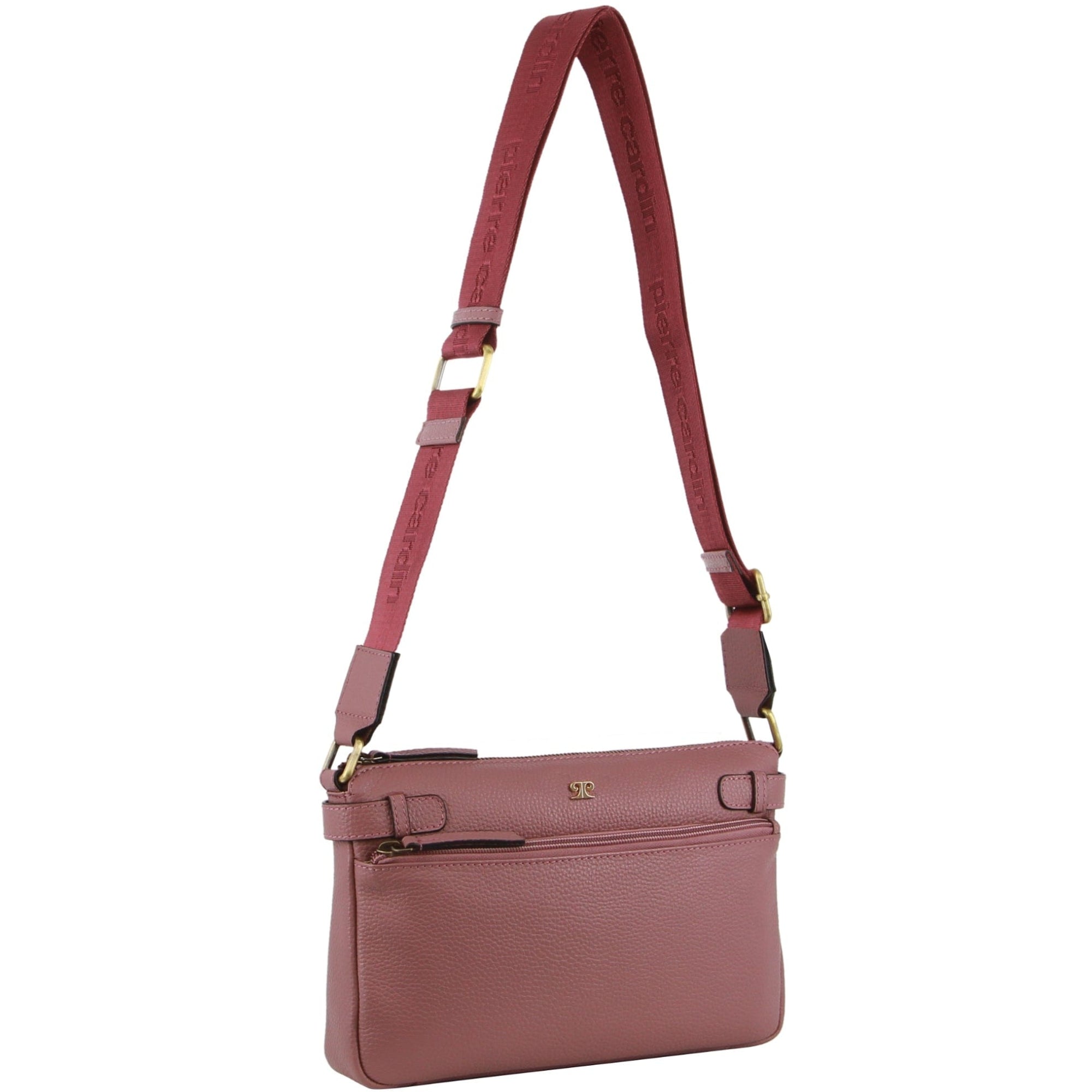 Pierre Cardin Ladies Leather Webbing Strap Handbag