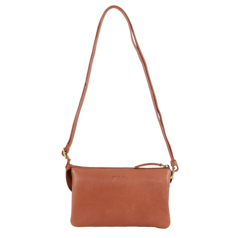 Pierre Cardin Leather Textured Crossbody/Clutch Bag