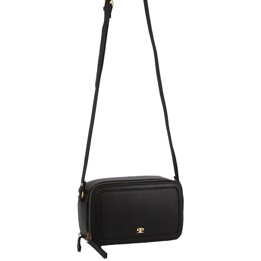 Pierre Cardin Leather Crossbody Camera Bag