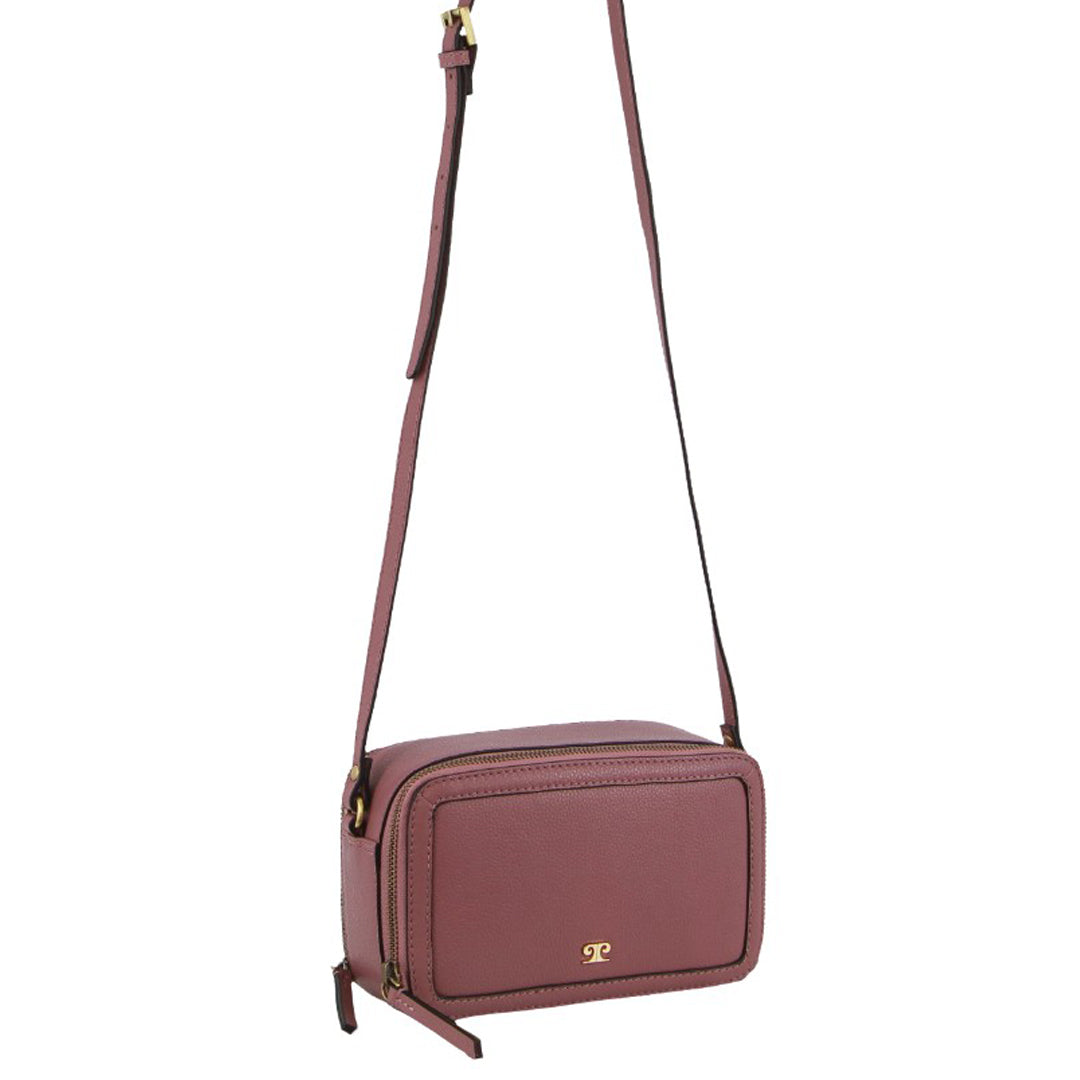 Pierre Cardin Leather Crossbody Camera Bag