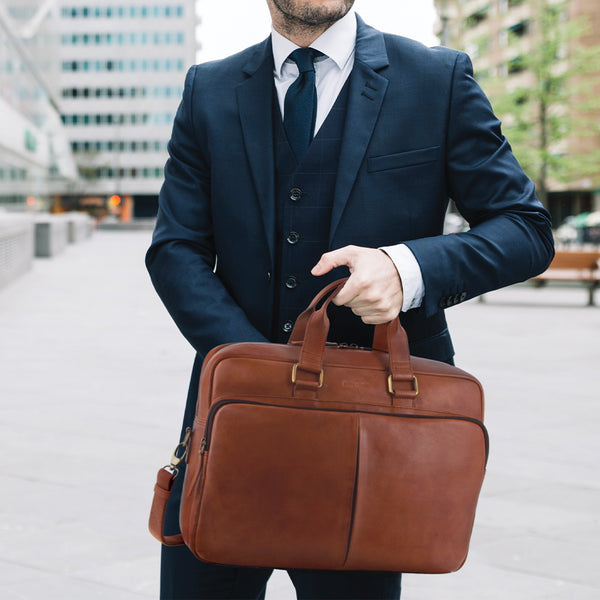 Pierre Cardin Men's Rustic Business Computer Bag