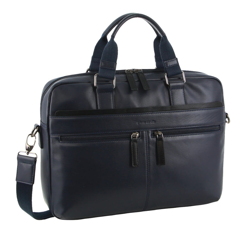 Pierre Cardin Men's Leather Business Computer Bag