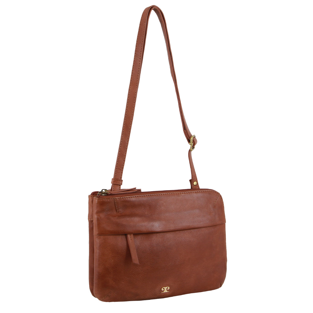 Pierre Cardin Leather Ladies Crossbody Bag