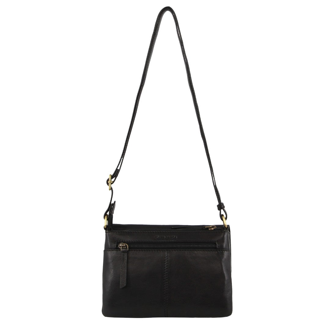 Pierre Cardin Leather Flap-over Crossbody Bag